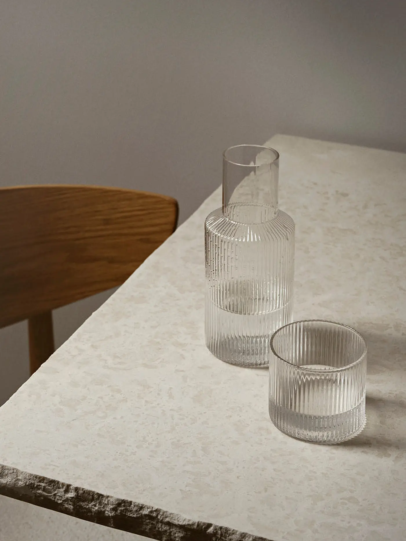 FERM LIVING | Karaffenset RIPPLE SMALL Clear | 